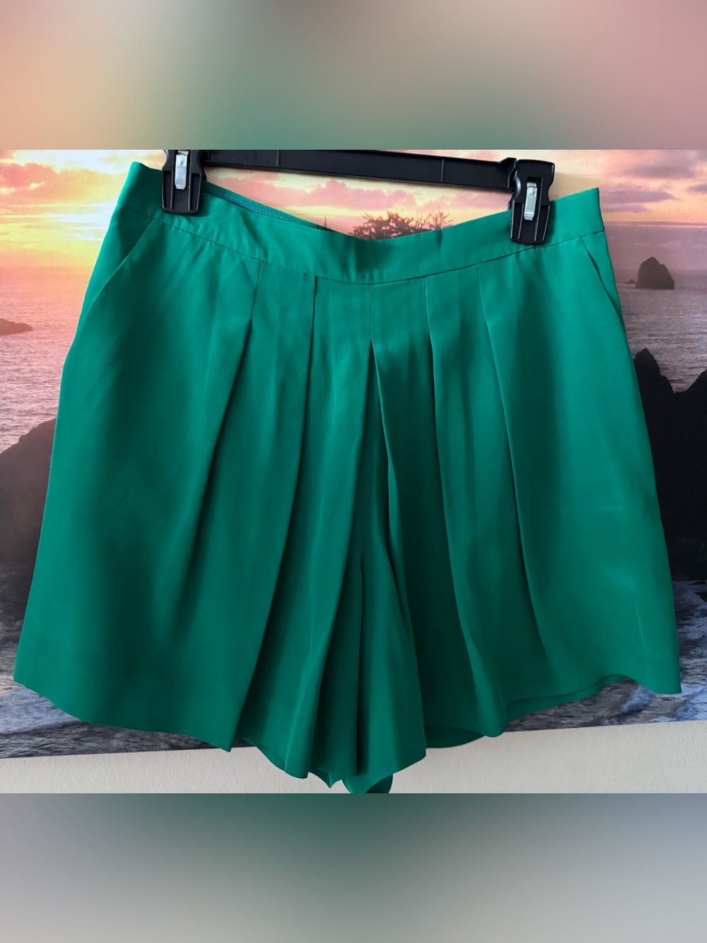 J. Crew Emerald Green Mini Skort/ 4/ NWT